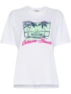 Fendi Colosseo Beach Logo T-shirt - White