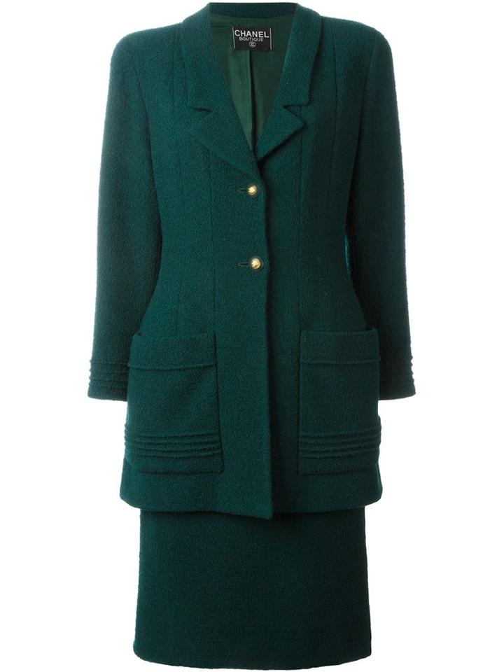 Chanel Vintage Woman Skirt Suit