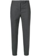 Thom Browne Striped Low-rise Wool Trouser - Grey