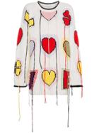 Philosophy Di Lorenzo Serafini Oversized Intarsia Knitted Jumper -