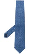 Salvatore Ferragamo Ganicini Print Tie - Blue