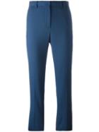 Paul Smith Cropped Trousers, Women's, Size: 38, Blue, Wool