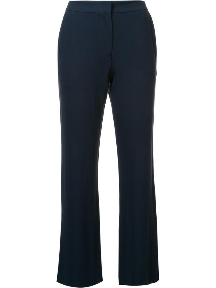 Jenni Kayne High-rise Cropped Trousers, Women's, Size: 4, Blue, Viscose/spandex/elastane