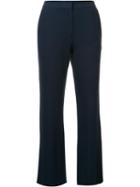 Jenni Kayne High-rise Cropped Trousers, Women's, Size: 4, Blue, Viscose/spandex/elastane