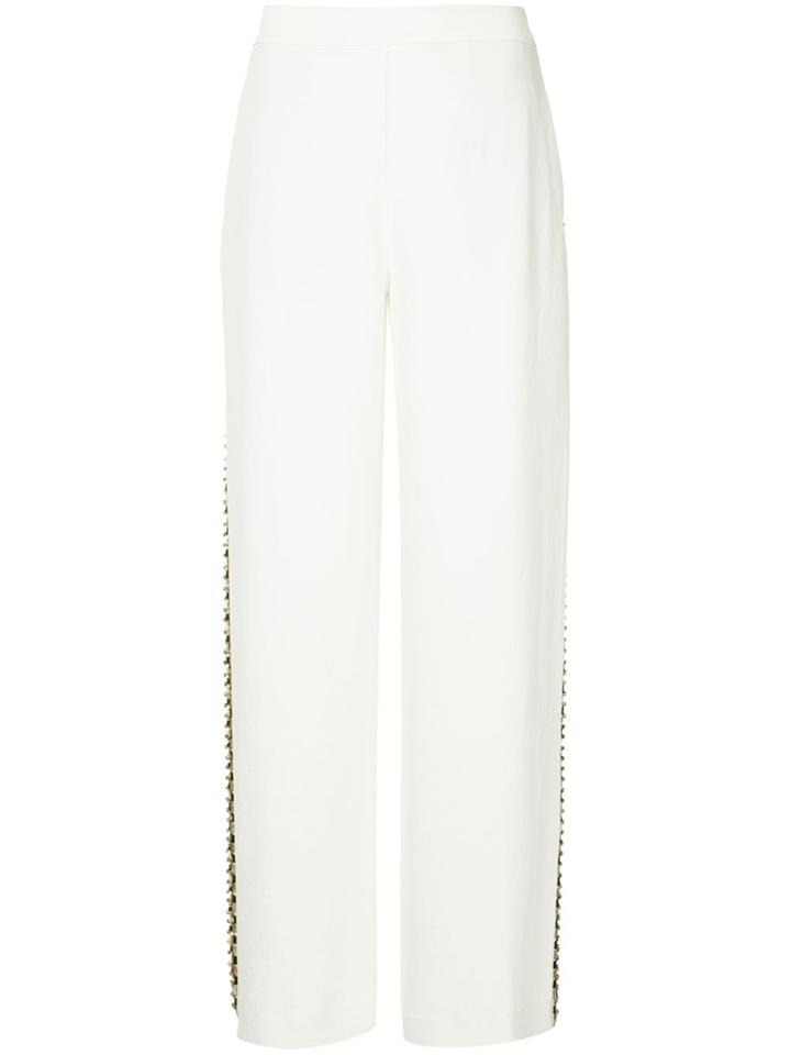 Layeur Palazzo Trousers - White