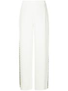 Layeur Palazzo Trousers - White