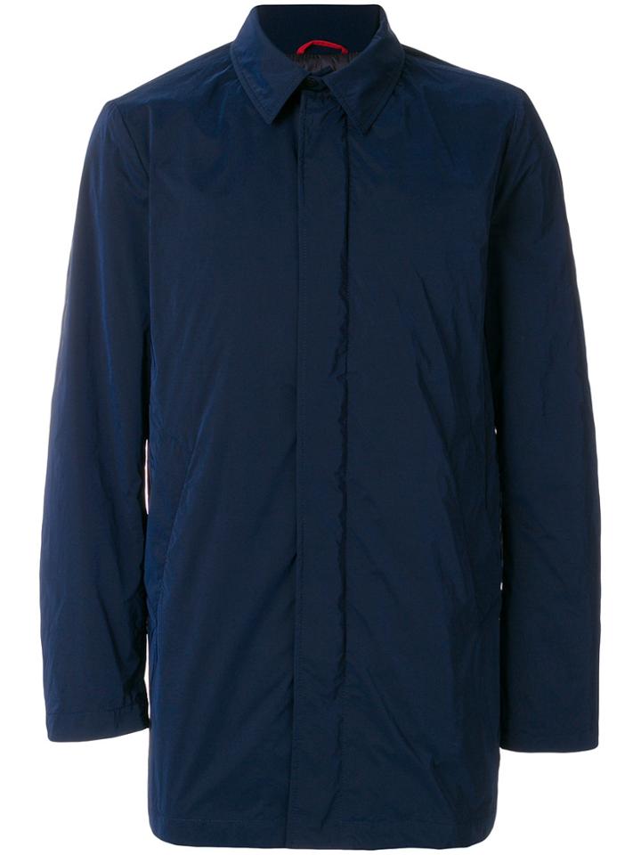 Fay Padded Shirt Jacket - Blue