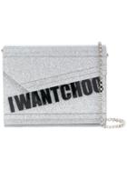 Jimmy Choo Candy Clutch - Grey