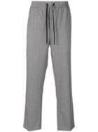 Ami Alexandre Mattiussi Elasticized Carrot Fit Trousers - Grey