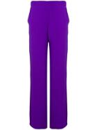 P.a.r.o.s.h. Straight Trousers - Purple