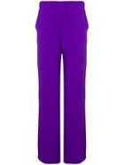 P.a.r.o.s.h. Straight Trousers - Purple