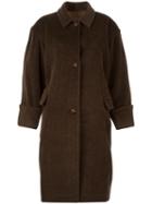 Jil Sander Vintage Oversized Coat, Women's, Size: 40, Brown