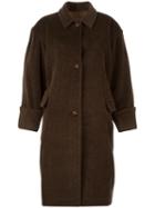 Jil Sander Vintage Oversized Coat, Women's, Size: 40, Brown