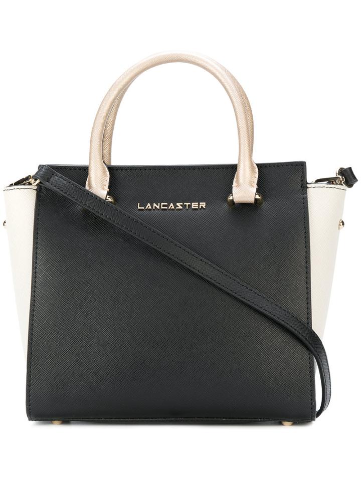 Lancaster - Block Panel Shoulder Bag - Women - Leather - One Size, Black, Leather