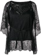 Antonio Marras Embellished Lace Blouse - Black