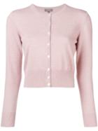 N.peal Cropped Knitted Cardigan - Pink
