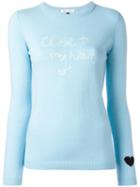 Bella Freud Close To My Heart Jumper, Women's, Size: Xs, Blue, Cashmere