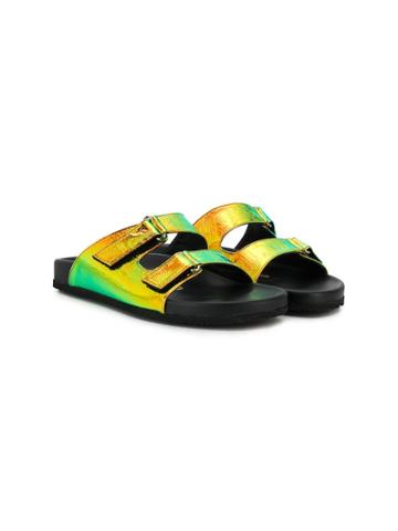Joshua Sanders Kids Slip-on Sandals - Green