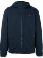 Polo Ralph Lauren Zip Up Wind Breaker, Men's, Size: Large, Blue, Polyester/nylon/feather Down