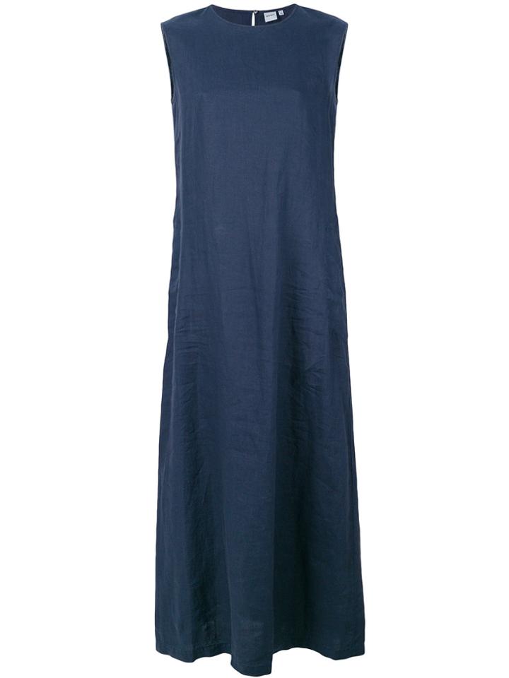 Aspesi Flared Maxi Dress - Blue