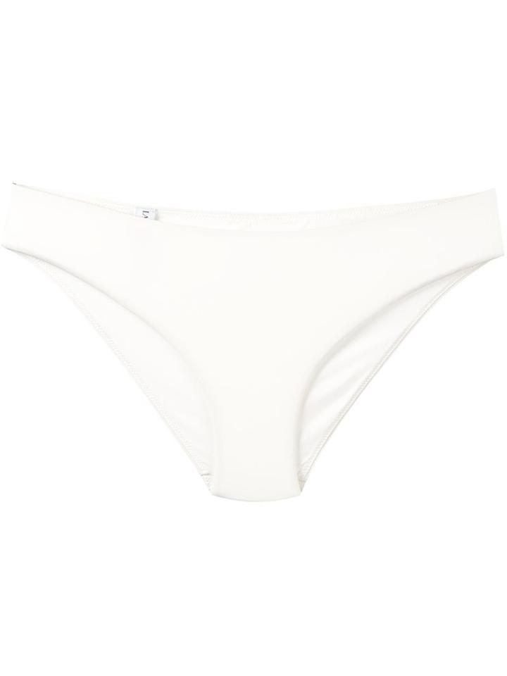 La Perla Mid-rise Bikini Brief, Women's, Size: 38, White, Nylon/spandex/elastane