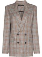 Roland Mouret Salvatore Checked Blazer - Pink