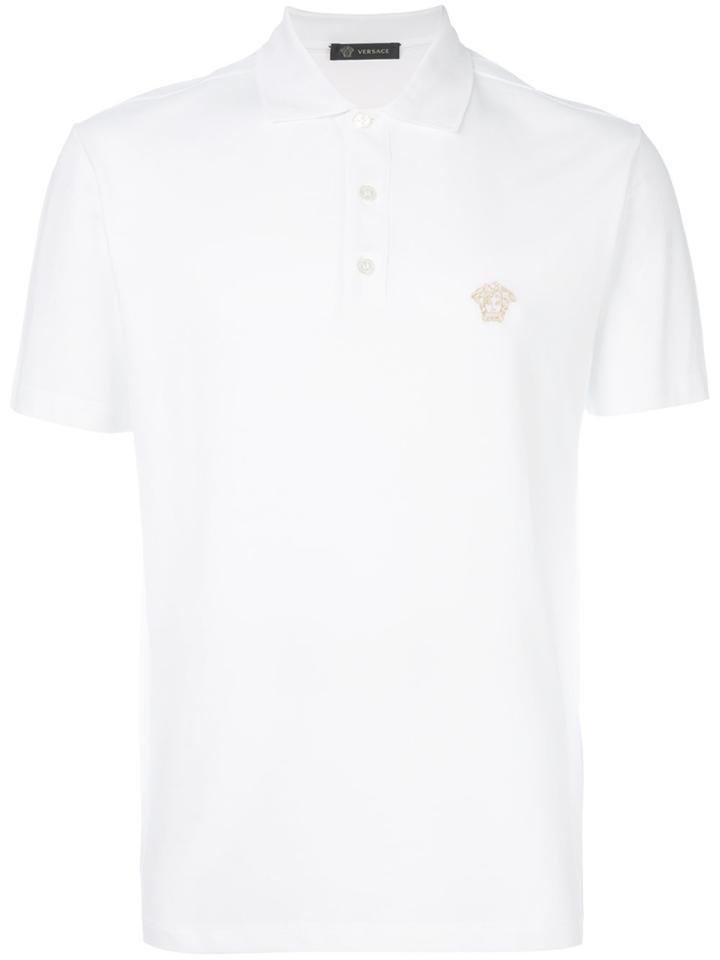 Versace Classic Polo Top - White