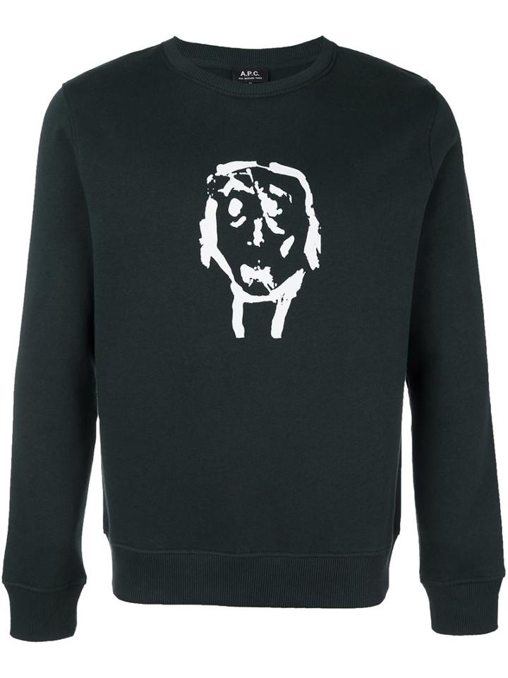 A.p.c. Portrait Print Sweatshirt