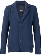 Denham Buttoned Cardigan, Men's, Size: Medium, Blue, Cotton/acrylic
