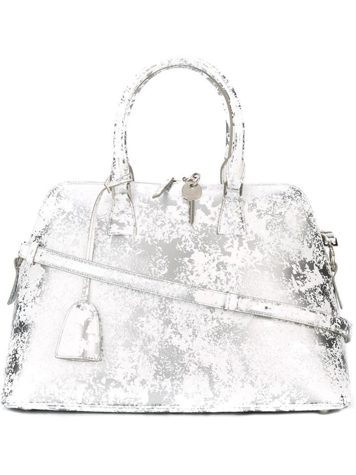 Maison Margiela 'défilé' Tote, Women's, White, Calf Leather/polyurethane/cotton
