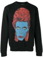 John Richmond - David Bowie Sweatshirt - Men - Cotton/polyester - Xl, Black, Cotton/polyester