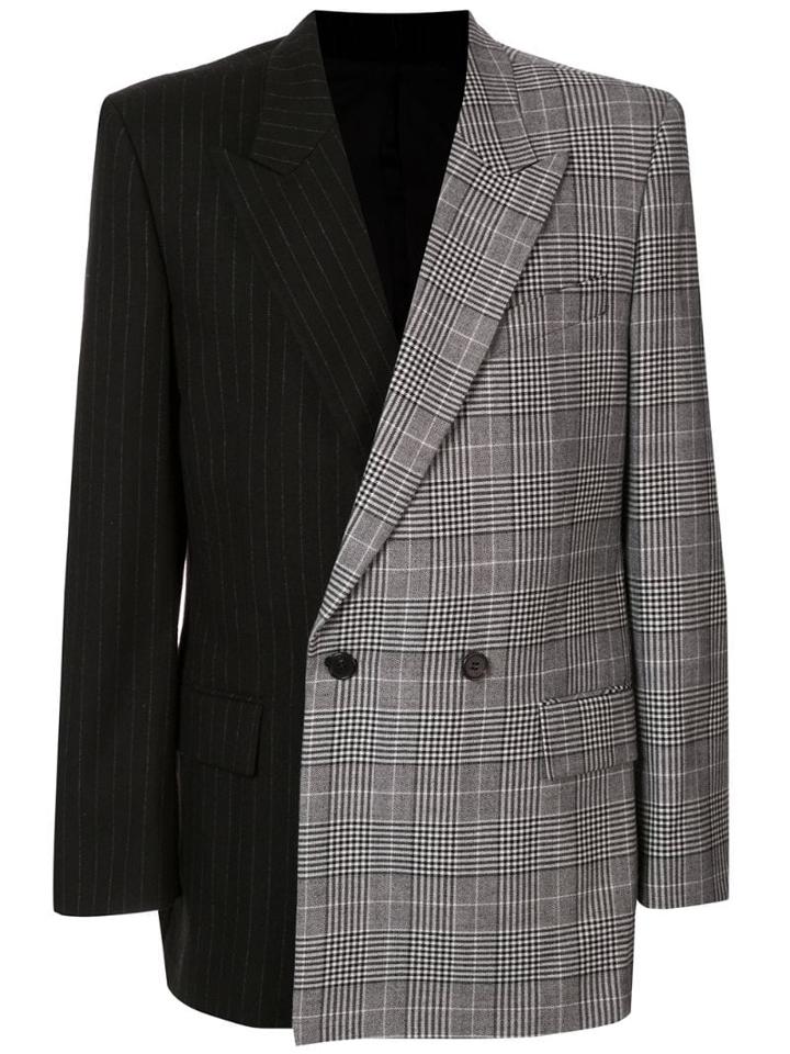 Juun.j Pattern Clash Blazer - Black