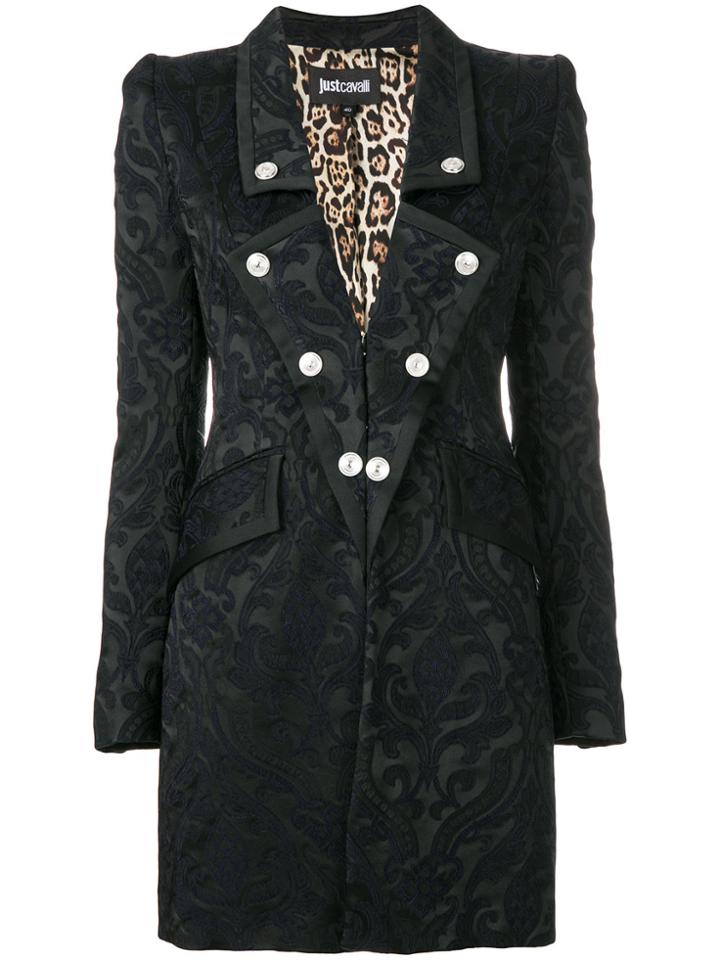 Just Cavalli Embroidered Design Jacket - Black