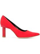 Tibi Zo Pointed Toe Pumps - Red