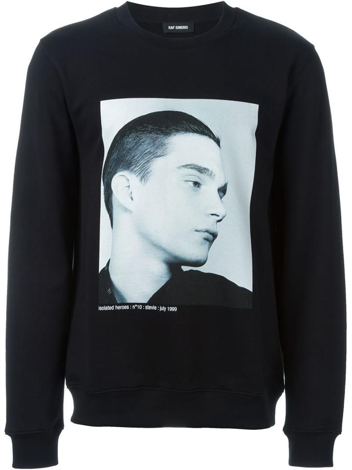 Raf Simons Isolated Heroes Print Sweatshirt
