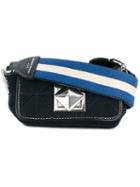 Sonia Rykiel - Le Copain Shoulder Bag - Women - Cotton/leather - One Size, Blue, Cotton/leather