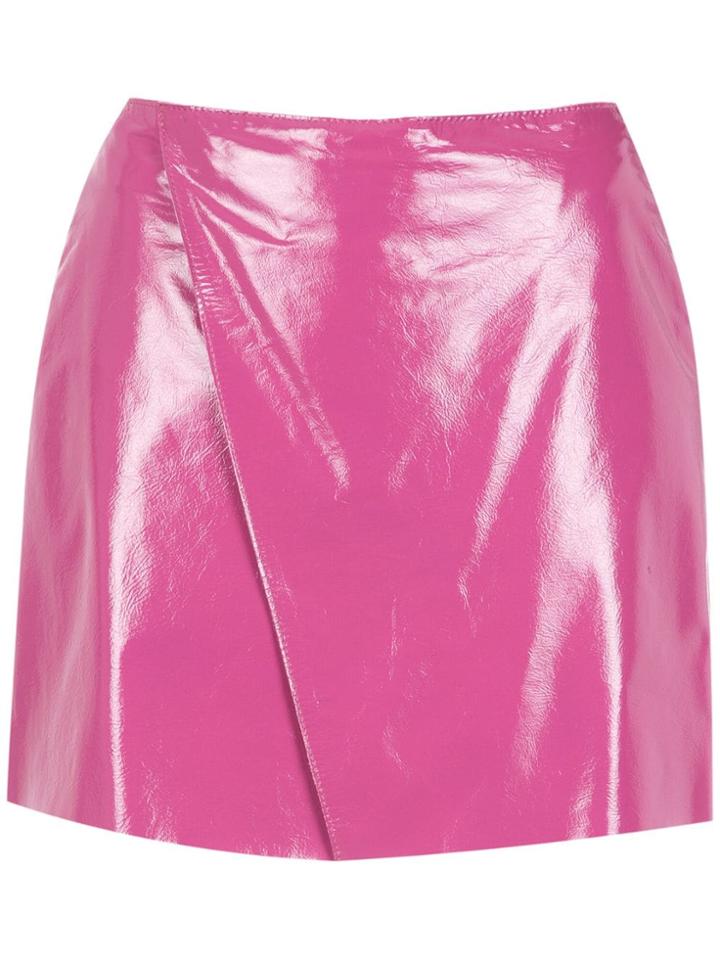 Nk Leather Skirt - Pink
