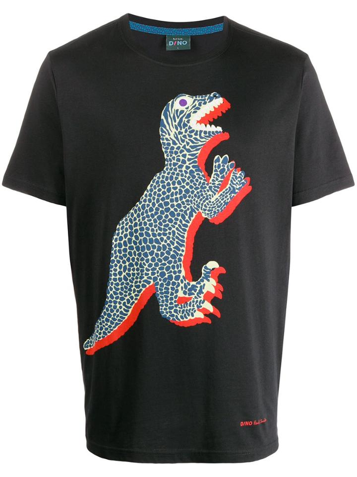 Ps Paul Smith Dino Print T-shirt - Black