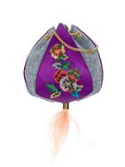 The Volon Cindy Flower Bag - Purple