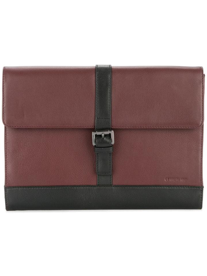 Cerruti 1881 Foldover Clutch Bag - Red