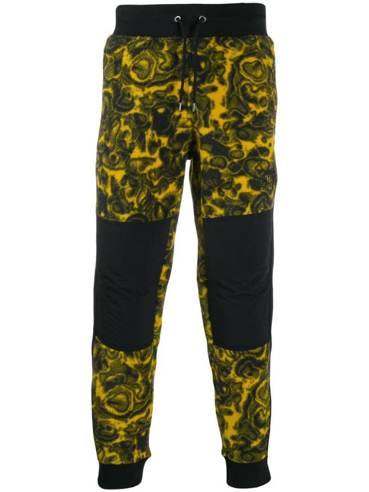 The North Face Paint Swirl Fleece Pants - Yellow