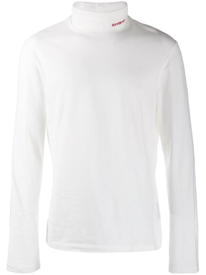 Calvin Klein 205w39nyc Embroidered Logo Sweatshirt - White