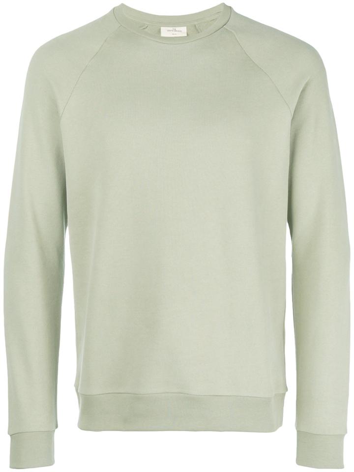 The White Briefs Raglan Sleeve Sweatshirt - Green