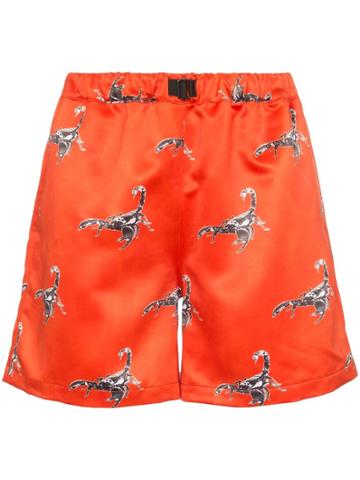 Services Unknown X Browns East Stadium Goods Scorpion Print Shorts -