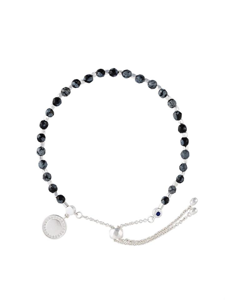 Astley Clarke Thundercloud Obsidian Kula Bracelet - Black