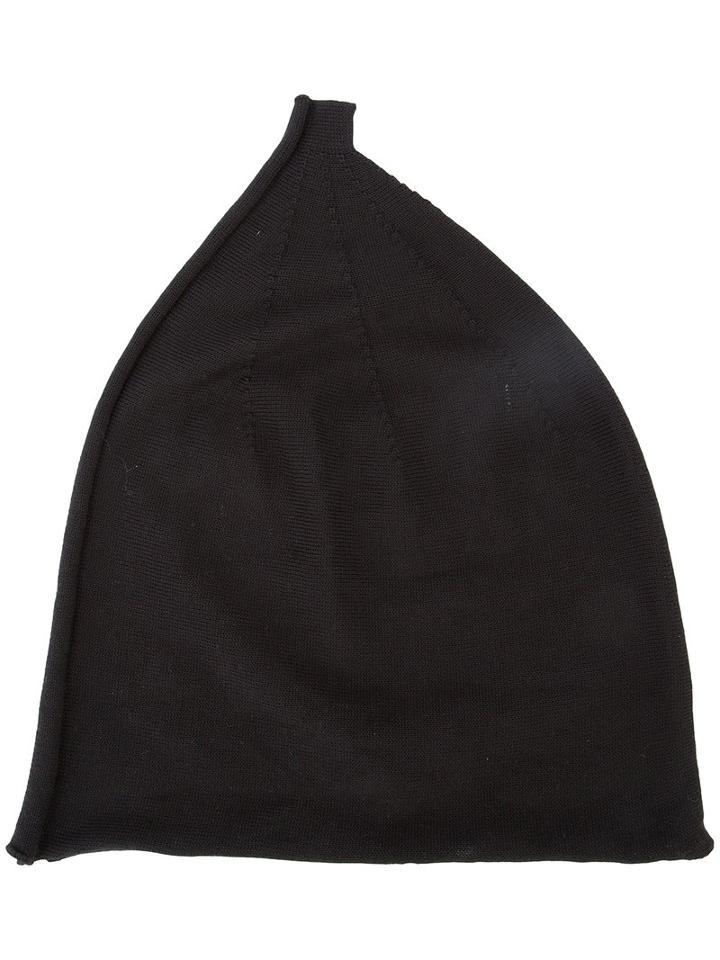 Label Under Construction - Reverse Stitch Beanie - Unisex - Cotton - One Size, Black, Cotton
