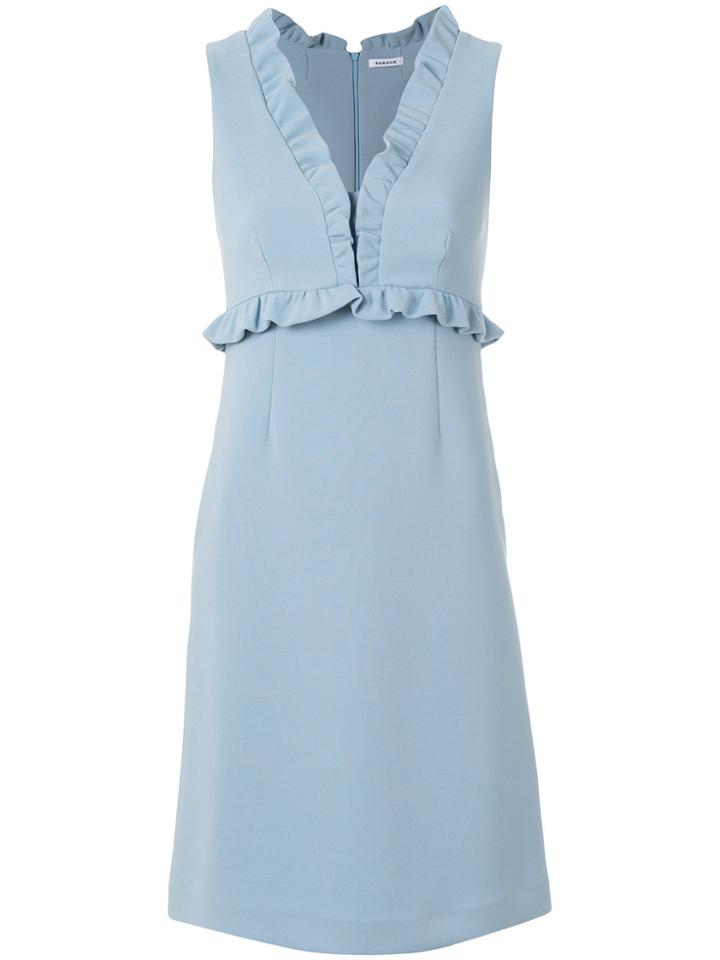 P.a.r.o.s.h. Ruched Trim Dress - Blue