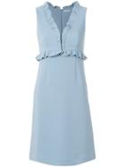 P.a.r.o.s.h. Ruched Trim Dress - Blue