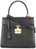 Gucci Pre-owned Lady Lock Logos 2way Hand Bag - Black
