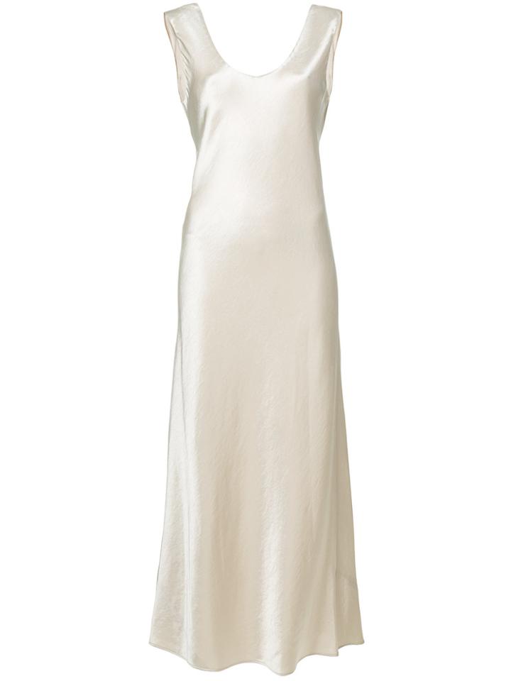 Theory Asymmetric Back Dress - Nude & Neutrals